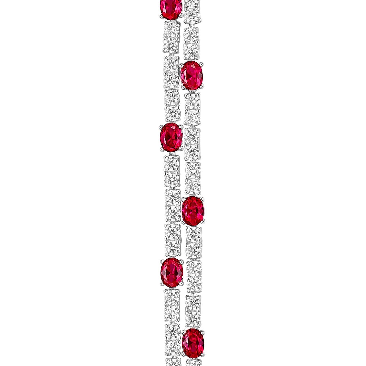 Ruby Double Chain Bracelet