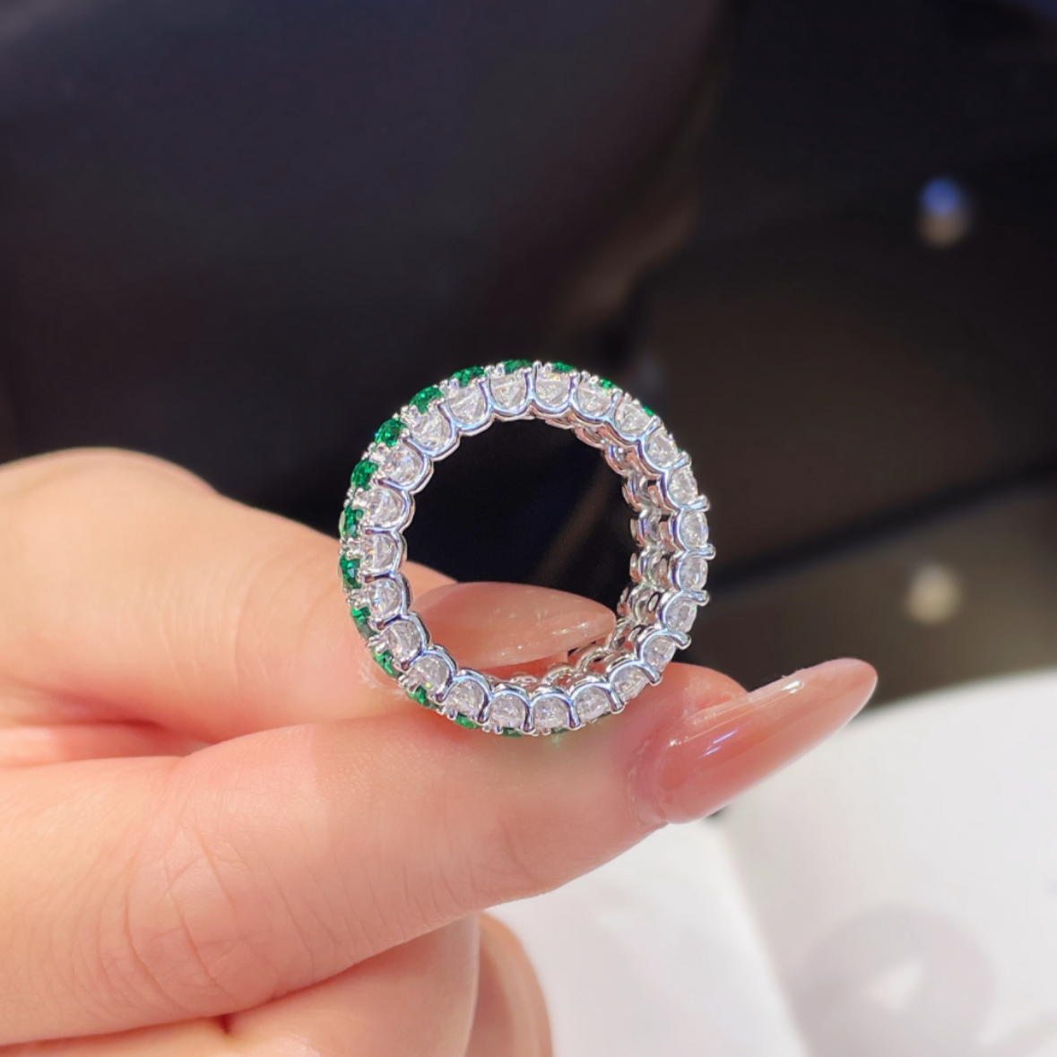 Emerald Eternity Ring