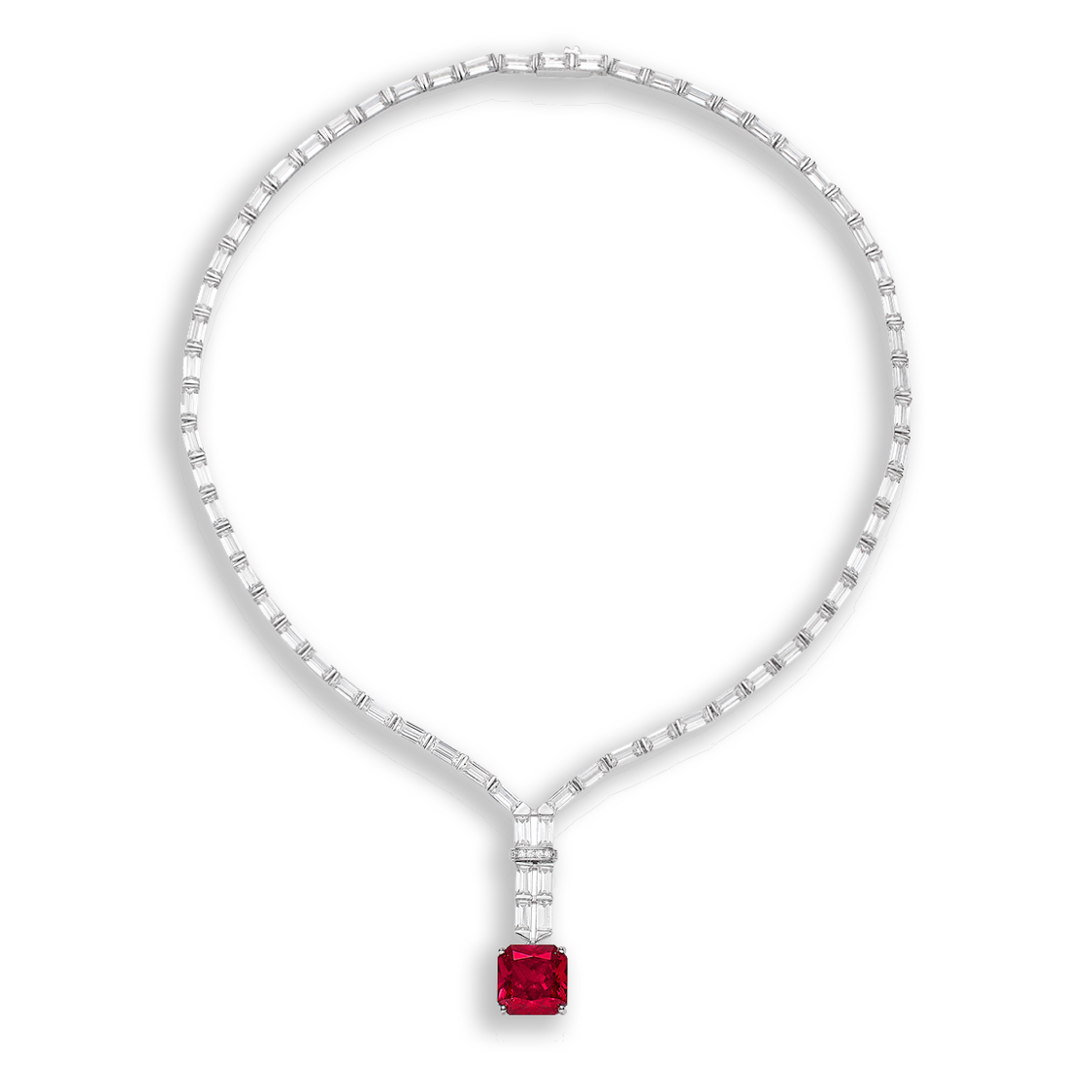 Imperial Ruby Pendant Necklace