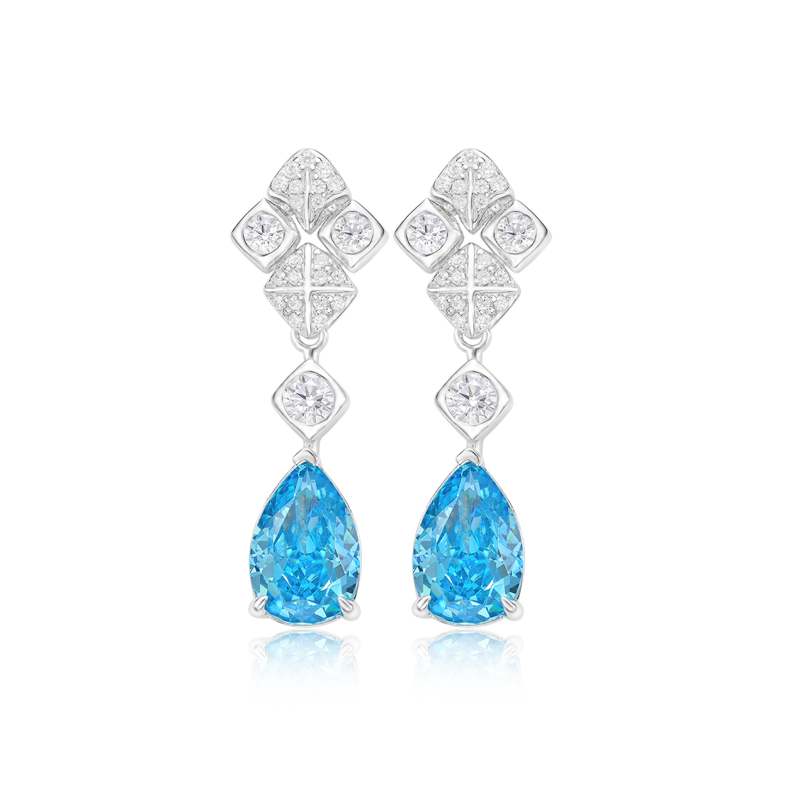 Aquamarine Cocktail Earrings