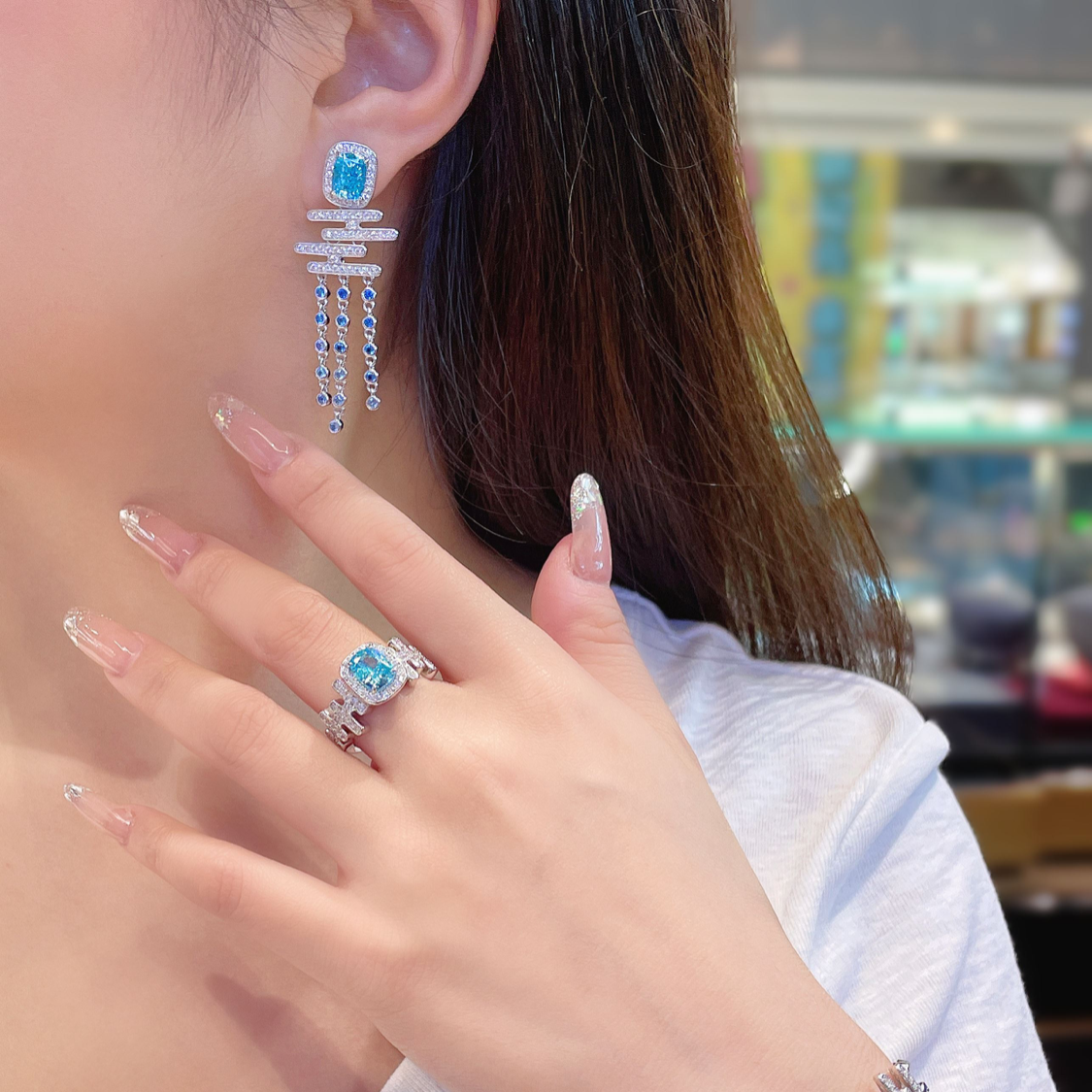 Aquamarine Dress Ring