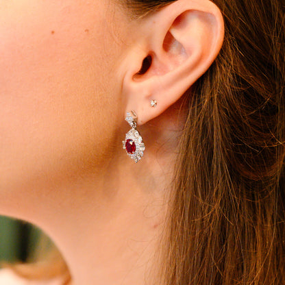 Ruby Imperial Drop Earrings