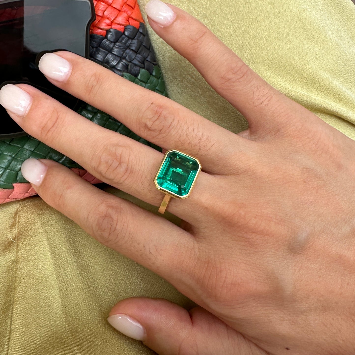 Emerald Cocktail Ring