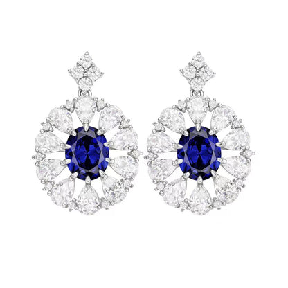 Sapphire Royal Drop Earrings