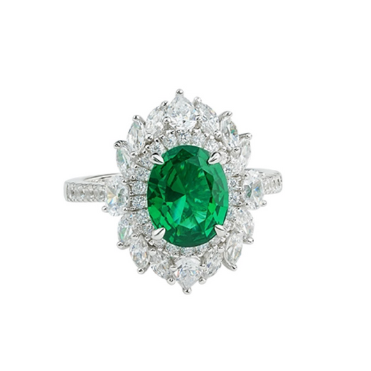 Emerald Royal Cocktail Ring