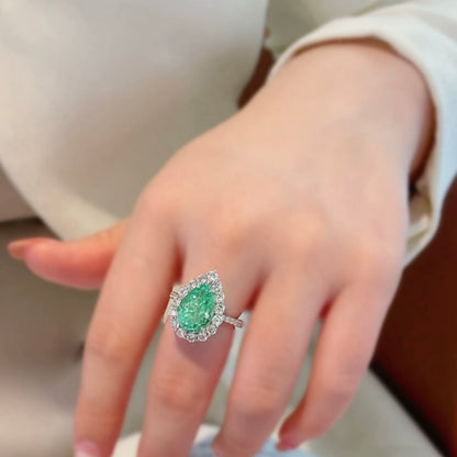 Mint Green Tourmaline Ring