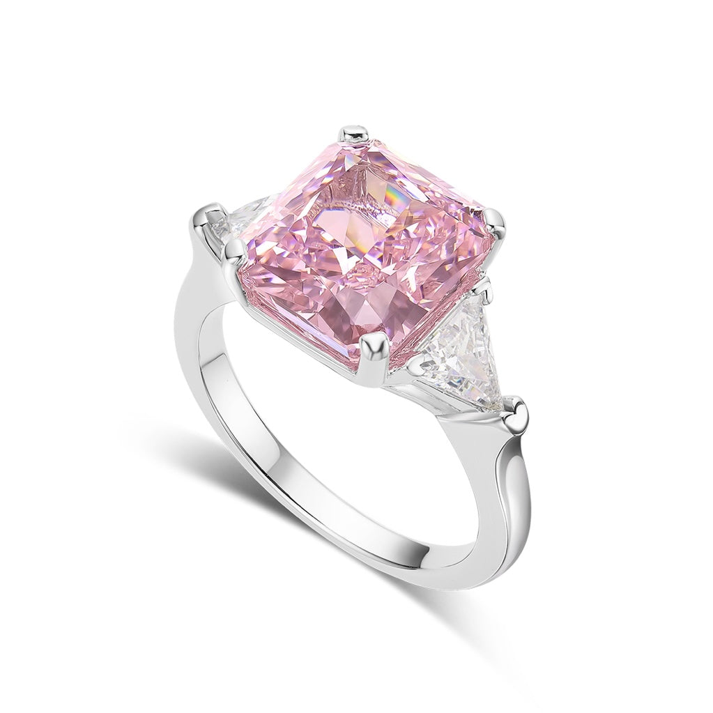 Princess Cut Pink Diamond Cocktail Ring