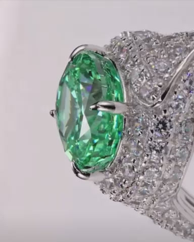 Emerald Cocktail Ring