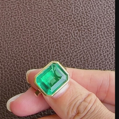 Emerald Cocktail Ring