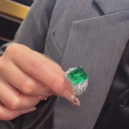 Emerald Cocktail Ring