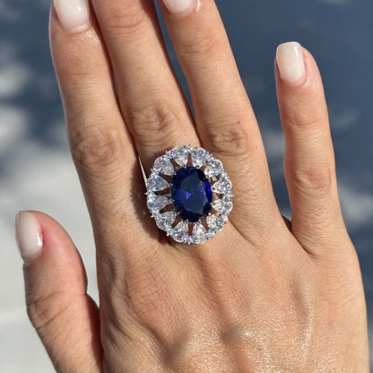 Sapphire Royal Cocktail Ring